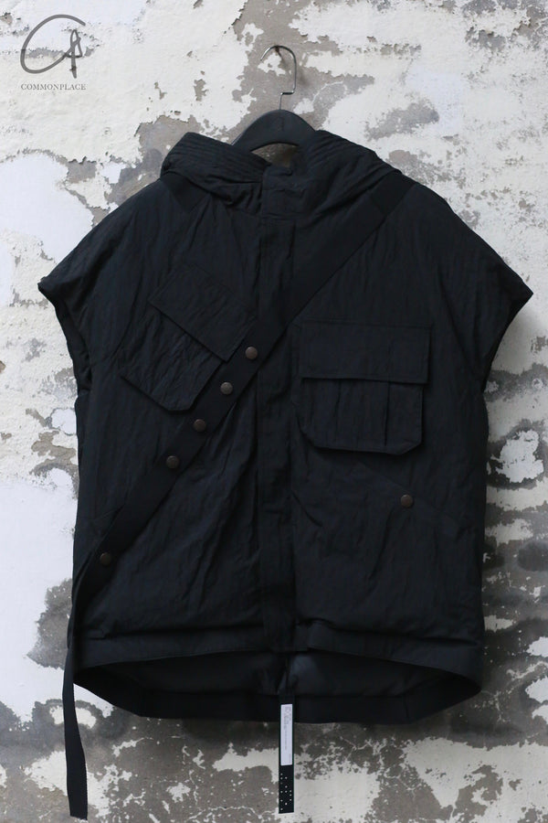 DEVOA 24 autumn and winter hooded waistcoat DVA-DKV-SCIC-HEI black DKV-SCIC